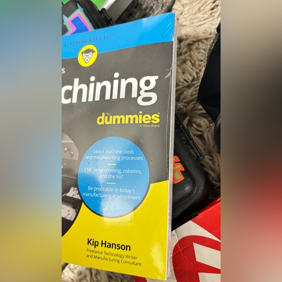 MACHINING FOR DUMMIES Textbook Brand New in Plastic - Picture 2 of 3